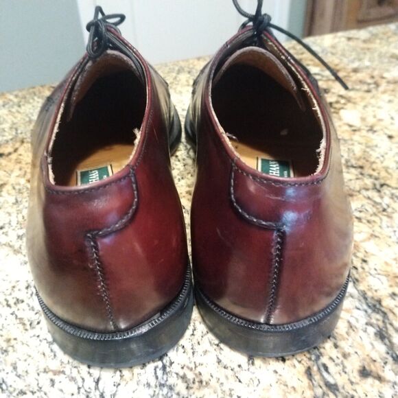 Cole Haan Memory Flex Comfort Burgundy Leather Lace Up Derby Dress Shoe Sz 9.5 - Picture 9 of 13